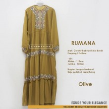 Rumana-001 Gamis Cerutty Babydoll Bordir